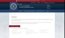 
							         Forms | Unified Judicial System of Pennsylvania								  
							    