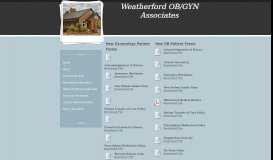 
							         Forms - Weatherford OB/GYN Associates								  
							    