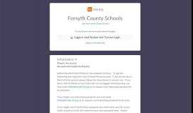 
							         Forsyth County Schools - ItsLearning								  
							    