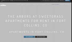 
							         Fort Collins Apartments ... - The Arbors at Sweetgrass Apartments								  
							    