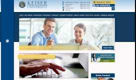 
							         Fort Lauderdale Online Division - Keiser University								  
							    
