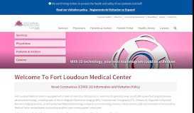 
							         Fort Loudoun Medical Center								  
							    