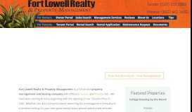 
							         Fort Lowell Realty Property Management | Arizona's Premier Property ...								  
							    