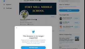 
							         Fort Mill Middle School (@FMMSJackets) | Twitter								  
							    