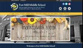
							         Fort Mill Middle School: Home								  
							    