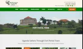 
							         Fort Portal Town | Adventures To Gorilla Africa, Rwanda & Uganda ...								  
							    