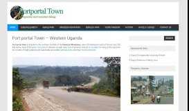 
							         Fort portal Town, Uganda - Tooro Kingdom & Surrounding key ...								  
							    