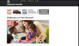 
							         Fort Stewart Childcare - Stewart Hunter MWR - Army MWR								  
							    