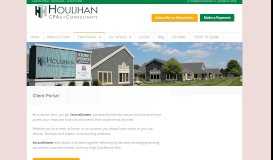 
							         Fort Wayne, IN Accounting Firm | Client Portal Page | Houlihan, LLP								  
							    