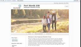 
							         Fort Worth ISD - Benefits Portal								  
							    