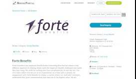 
							         Forte Benefits - BerniePortal								  
							    