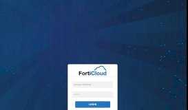 
							         Fortinet Support Login								  
							    