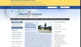 
							         Forts Ferry Elementary | North Colonie Central School District, Latham ...								  
							    
