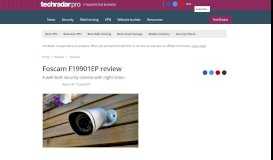 
							         Foscam F19901EP review | TechRadar								  
							    