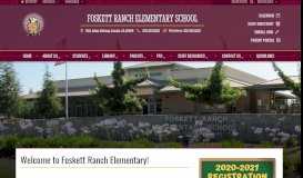 
							         Foskett Ranch Elementary School - Home								  
							    