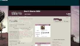 
							         Fossils | Don't Starve game Wiki | FANDOM powered by Wikia								  
							    