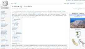 
							         Foster City, California - Wikipedia								  
							    