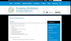 
							         Foster Youth – Parent Resources – Franklin-McKinley ... - San Jose								  
							    