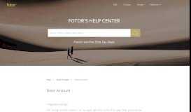 
							         Fotor Account | Fotor - Fotor | Help Center								  
							    