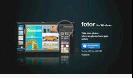 
							         Fotor for Windows Reviews - Free Photo Editing & Collage ...								  
							    