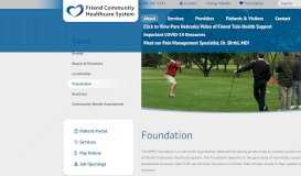 
							         Foundation | Friend Community Healthcare System - Friend, Nebraska								  
							    