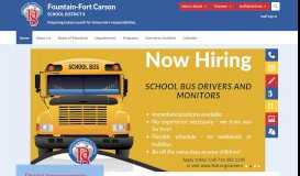 
							         Fountain-Fort Carson School District 8 / Homepage								  
							    