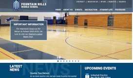 
							         Fountain Hills Middle School - Home								  
							    