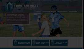 
							         Fountain Hills Unified School District - Home								  
							    