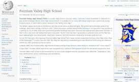 
							         Fountain Valley High School - Wikipedia								  
							    