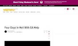 
							         Four Days In Hell With EA Help - Kotaku								  
							    