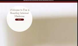 
							         Fox & Brantley Internal Medicine								  
							    
