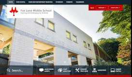 
							         Fox Lane Middle School / Homepage - Bedford Central School District								  
							    