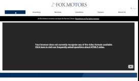 
							         Fox Motors | New Acura, INFINITI, Kia, Dodge, Jeep, Subaru ...								  
							    