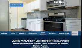 
							         Fox Run Apartments & Townhomes for Rent in Bear, DE								  
							    