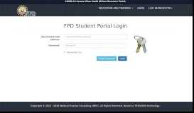 
							         FPD Student Portal Login | FPD Student Portal								  
							    
