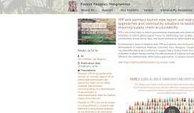
							         FPP and partners launch new report and web portal for rights-based ...								  
							    