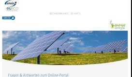 
							         Fragen & Antworten zum Online-Portal | www.energie-partner.de								  
							    