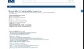 
							         Fragen zur AirPlus Corporate Card - AirPlus Business Travel Portal								  
							    