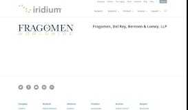 
							         Fragomen, Del Rey, Bernsen & Loewy, LLP | Iridium Satellite ...								  
							    