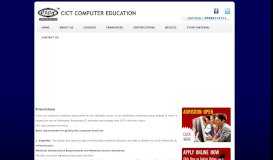 
							         Franchisee - CICT INSTITUTE								  
							    