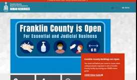 
							         Franklin County Human Resources Department - Home								  
							    
