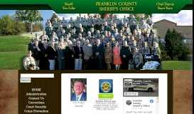 
							         Franklin County Sheriff's Office								  
							    