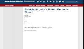 
							         Franklin St. John's United Methodist Church - Newark Board of ...								  
							    
