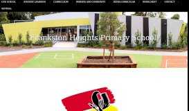 
							         Frankston Heights Primary School								  
							    