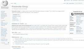
							         Franworks Group - Wikipedia								  
							    