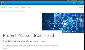 
							         Fraud Center | Protect Yourself from Fraud | Citi.com - Citibank								  
							    