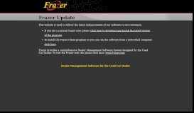 
							         Frazer Update - Frazer Computing, Inc.								  
							    
