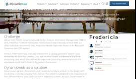 
							         Fredericia Furniture - B2B portal with PIM and NAV - Dynamicweb								  
							    