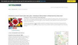 
							         Frederick County Maryland (MD) Jobs / Frederick Employment ...								  
							    