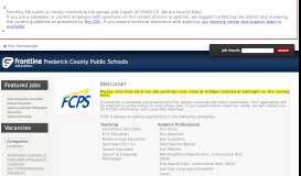 
							         Frederick County Public Schools - Frontline Recruitment - Applitrack.com								  
							    